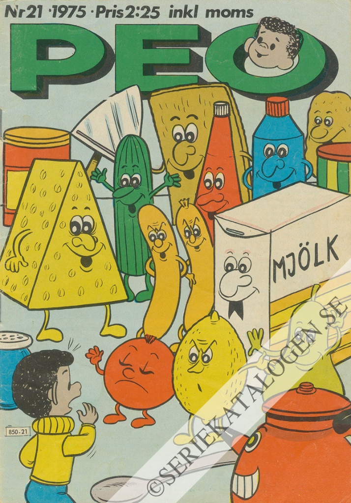 Framsida på Peo #21 (1975)