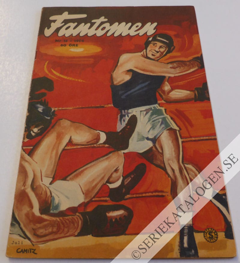 Framsida på Fantomen #15 (1954)