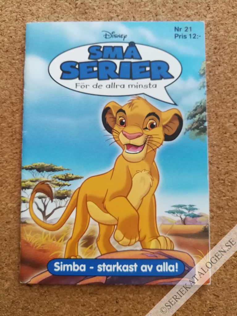 Framsida på Små serier #21 - Simba - starkast av alla! (2005)
