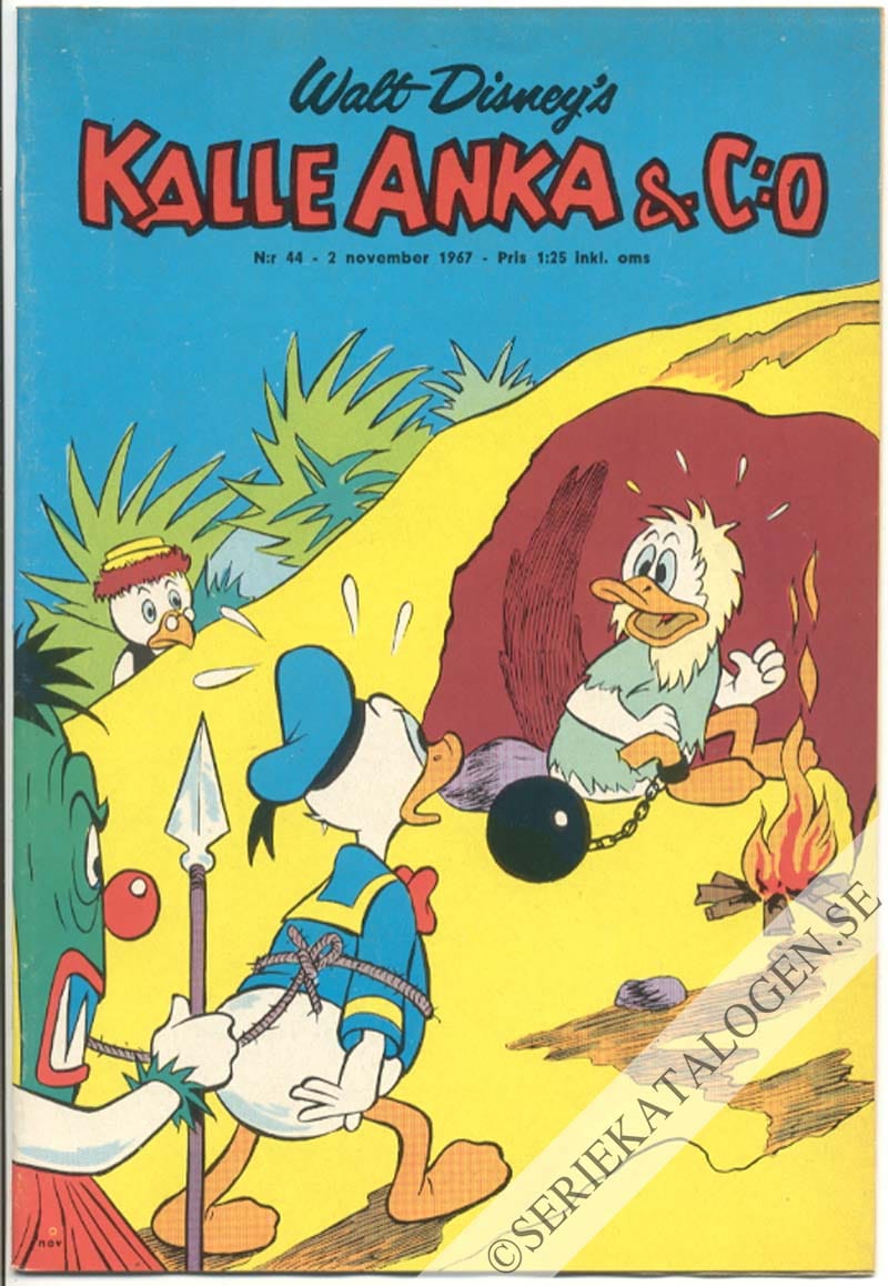 Framsida på Kalle Anka & C:o #44 (1967)