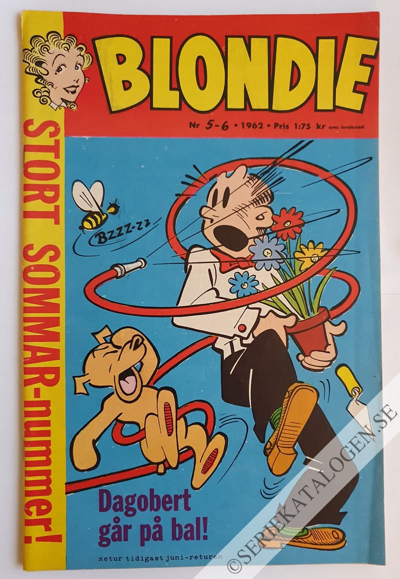 Framsida på Blondie #5-6 (1962)