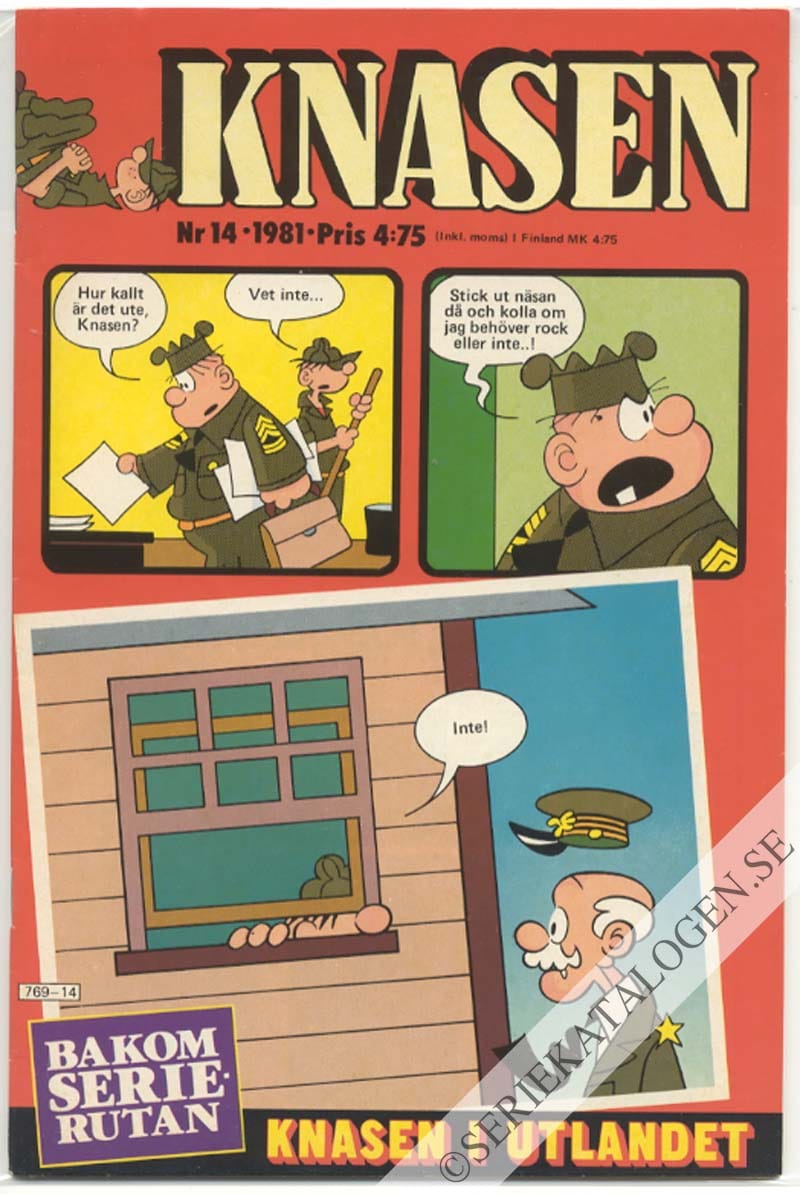 Framsida på Knasen #14 (1981)