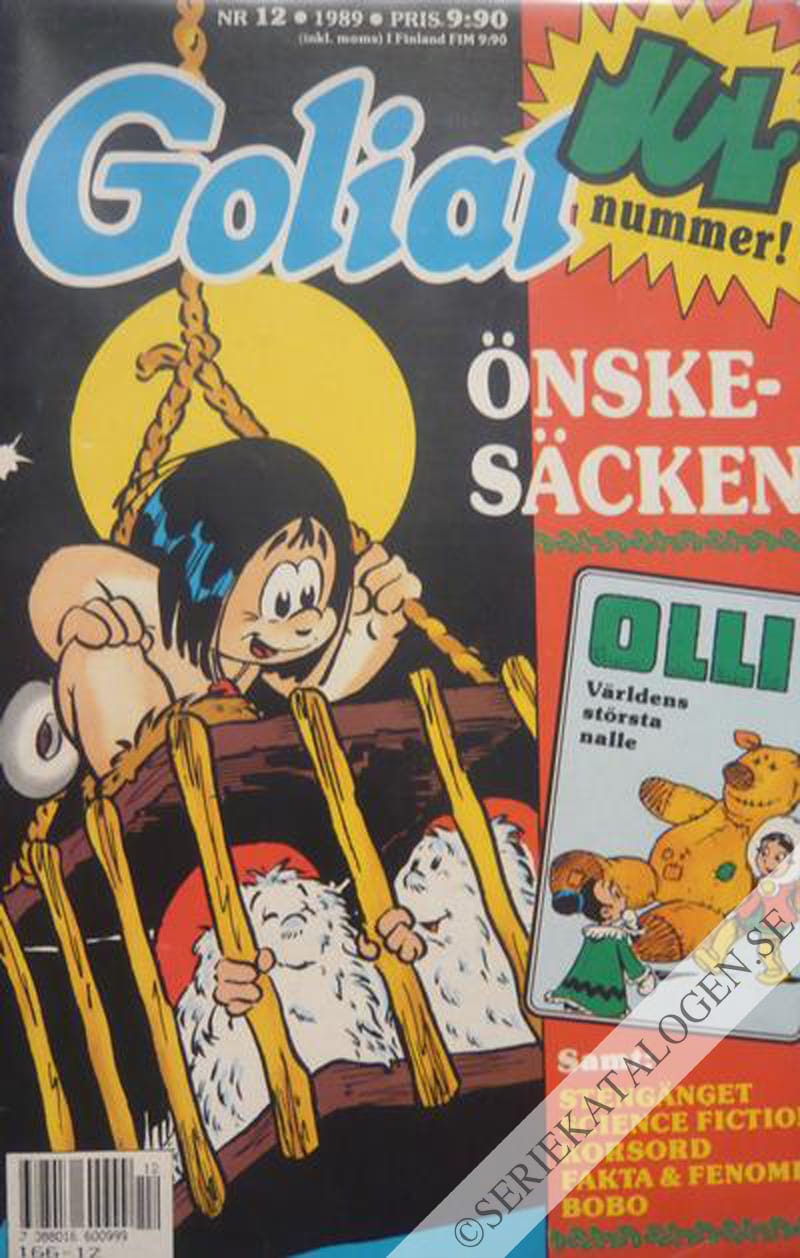 Framsida på Goliat #12 (1989)