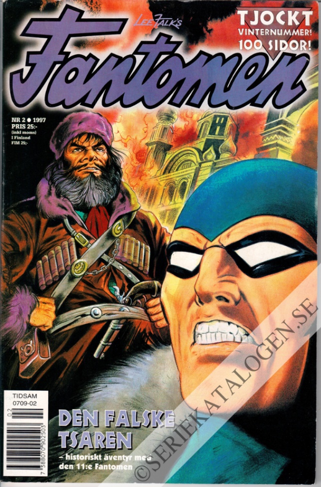 Framsida på Fantomen #2 (1997)