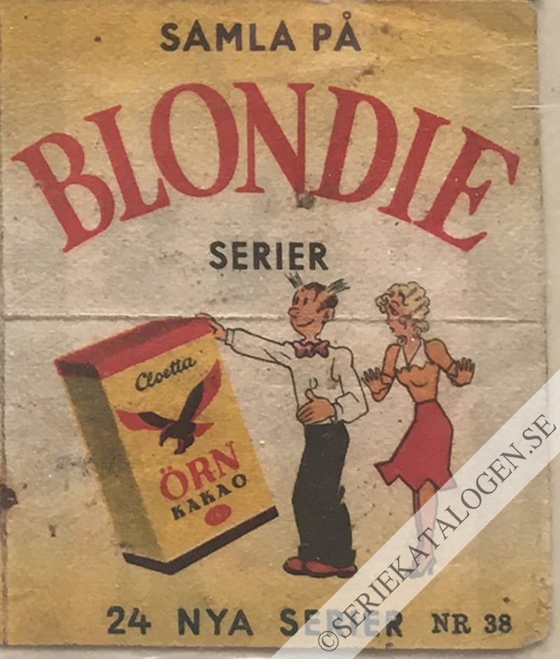 Framsida på Blondie-serier #38 (19??)
