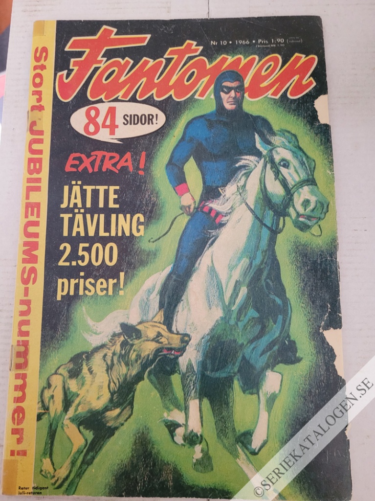 Framsida på Fantomen #10 (1966)