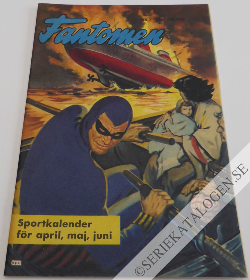 Framsida på Fantomen #7 (1957)