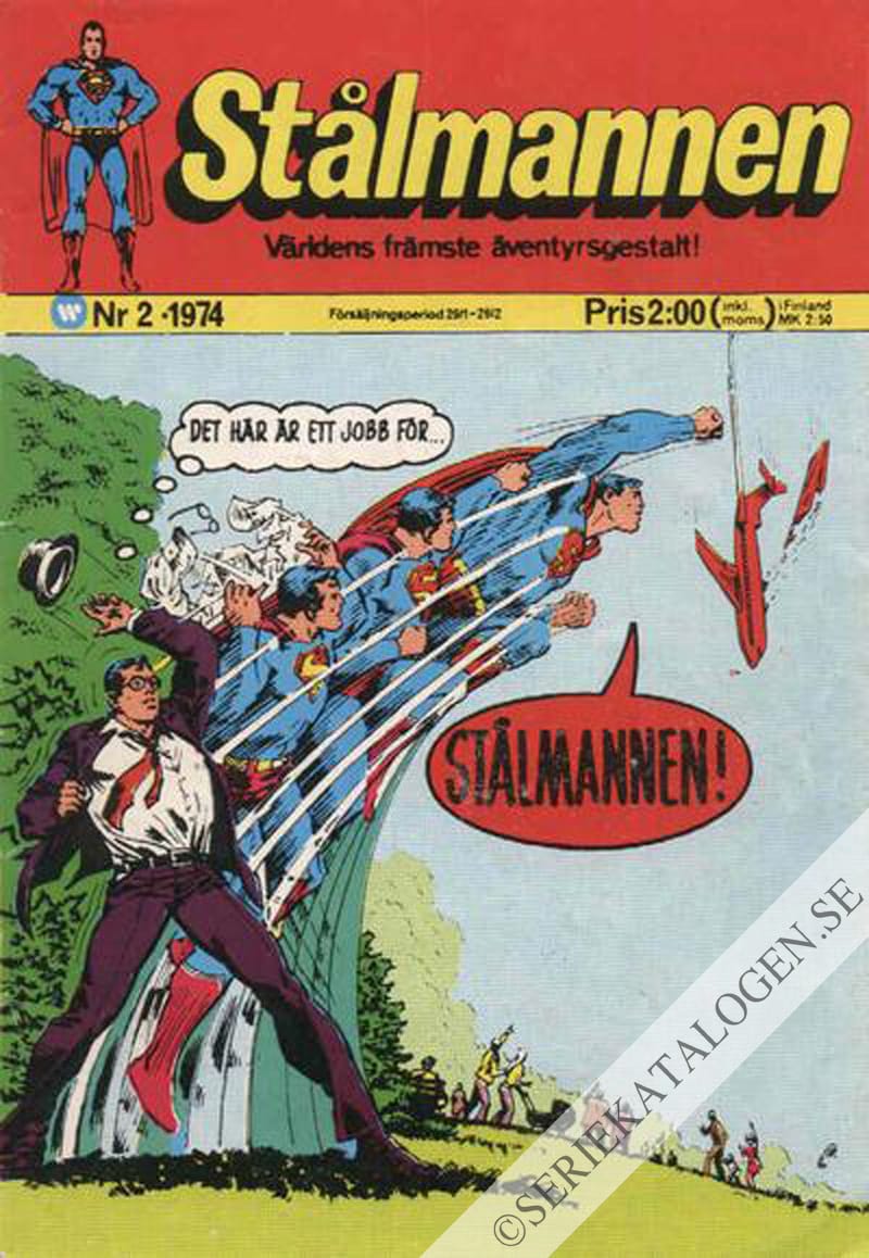 Framsida på Stålmannen #2 (1974)