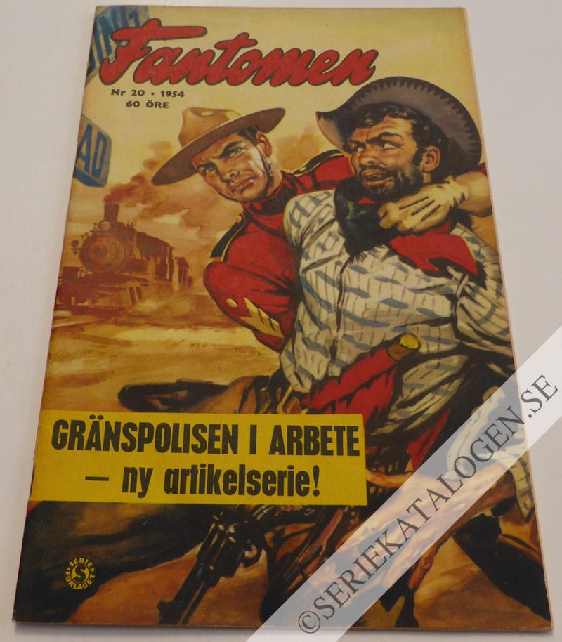 Framsida på Fantomen #20 (1954)