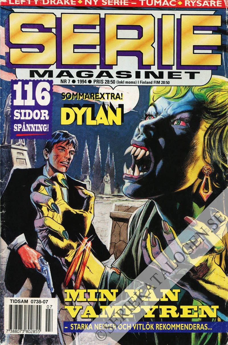 Framsida på Seriemagasinet #7 (1994)