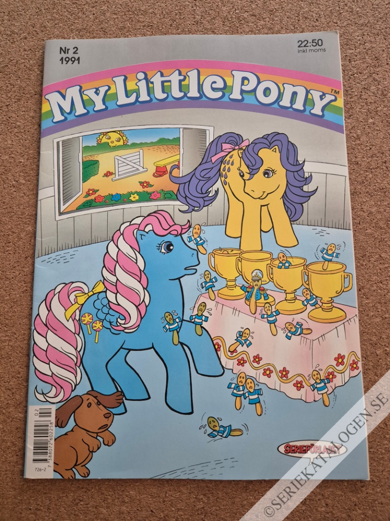 Framsida på My little pony #2 (1991)