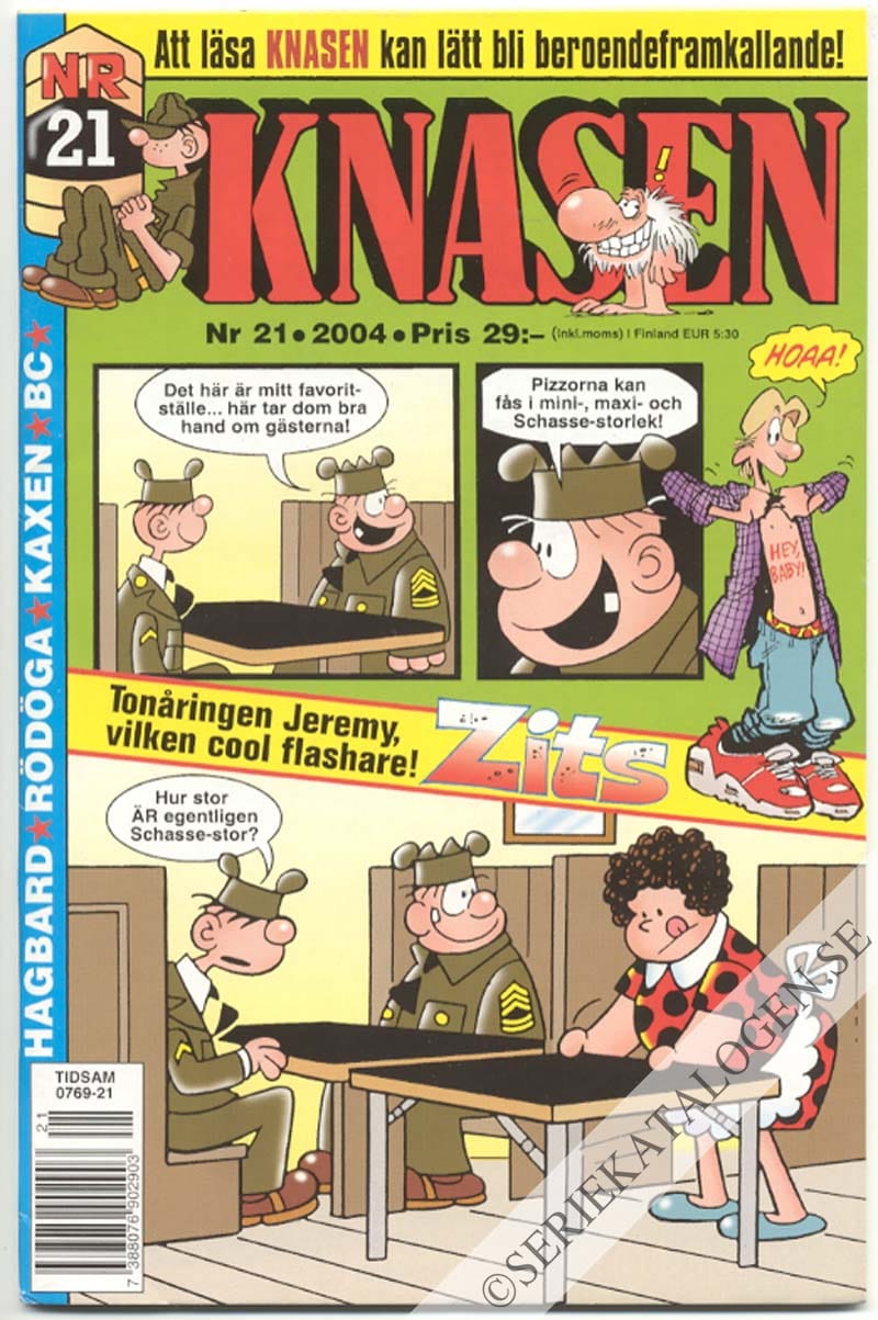 Framsida på Knasen #21 (2004)