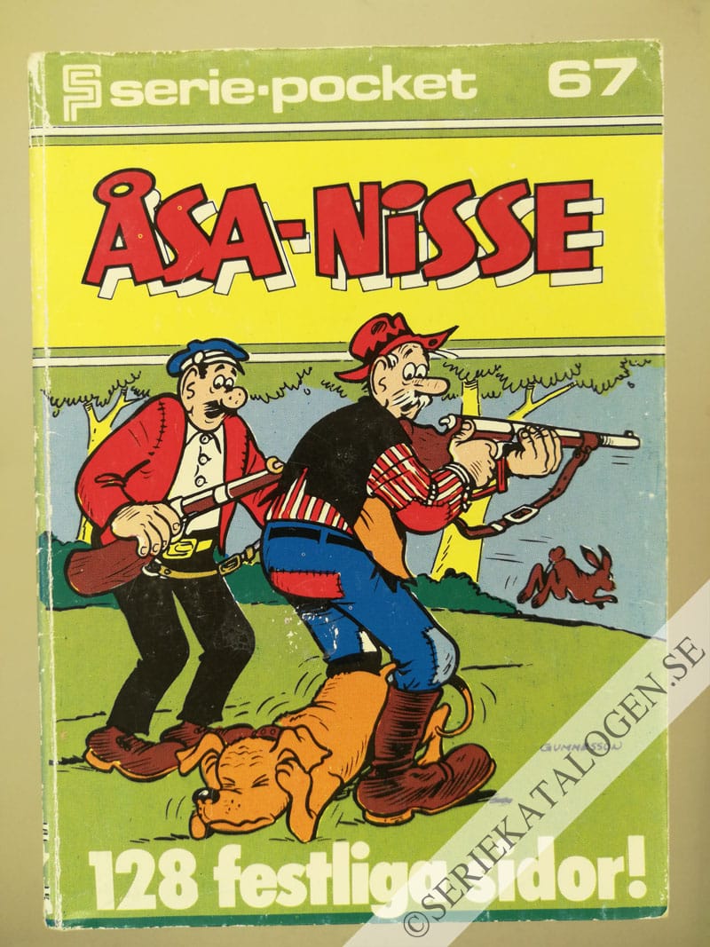 Framsida på Seriepocket #67 - Åsa-Nisse (1978)
