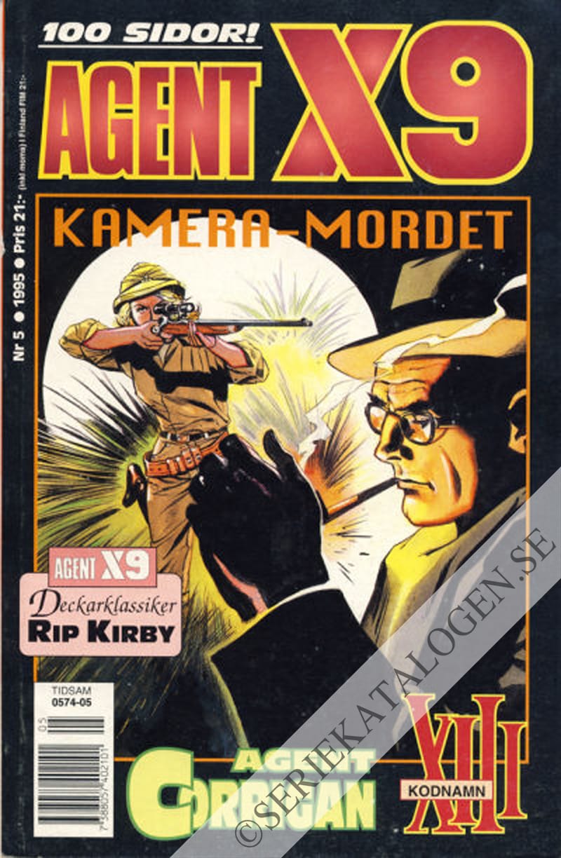 Framsida på Agent X9 #5 (1995)