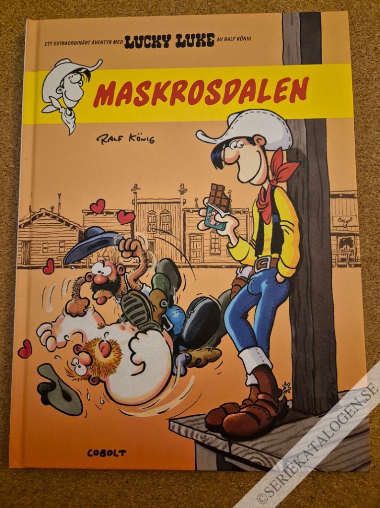 Framsida på Ett extraordinärt äventyr med Lucky Luke Maskrosdalen (2023)