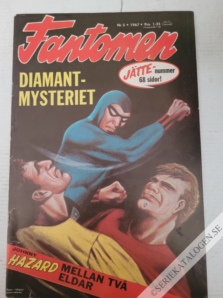 Framsida på Fantomen #5 (1967)