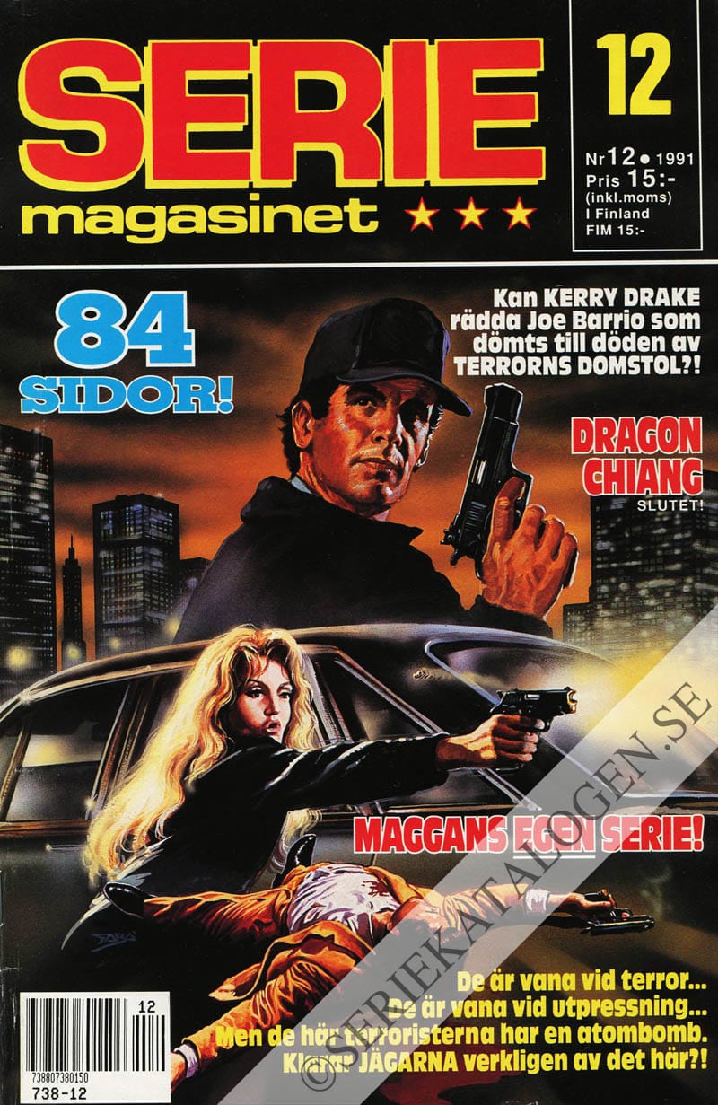 Framsida på Seriemagasinet #12 (1991)