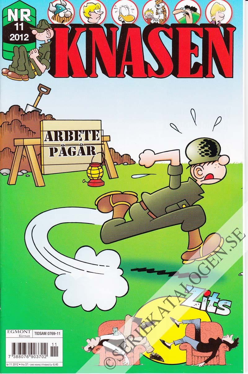 Framsida på Knasen #11 (2012)