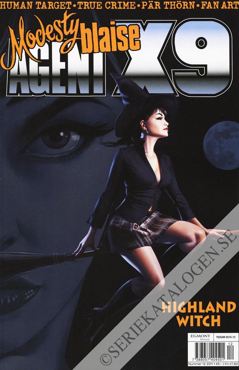 Framsida på Agent X9 #12 (2011)