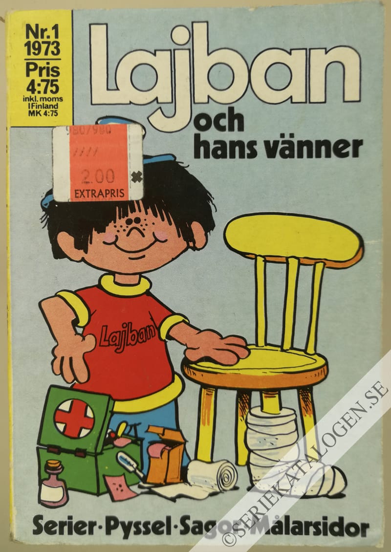 Framsida på Lajban och hans vänner #1 (1973)