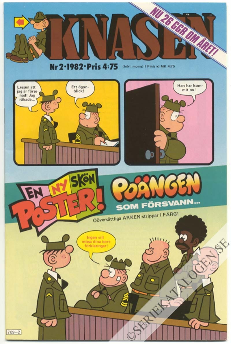 Framsida på Knasen #2 (1982)
