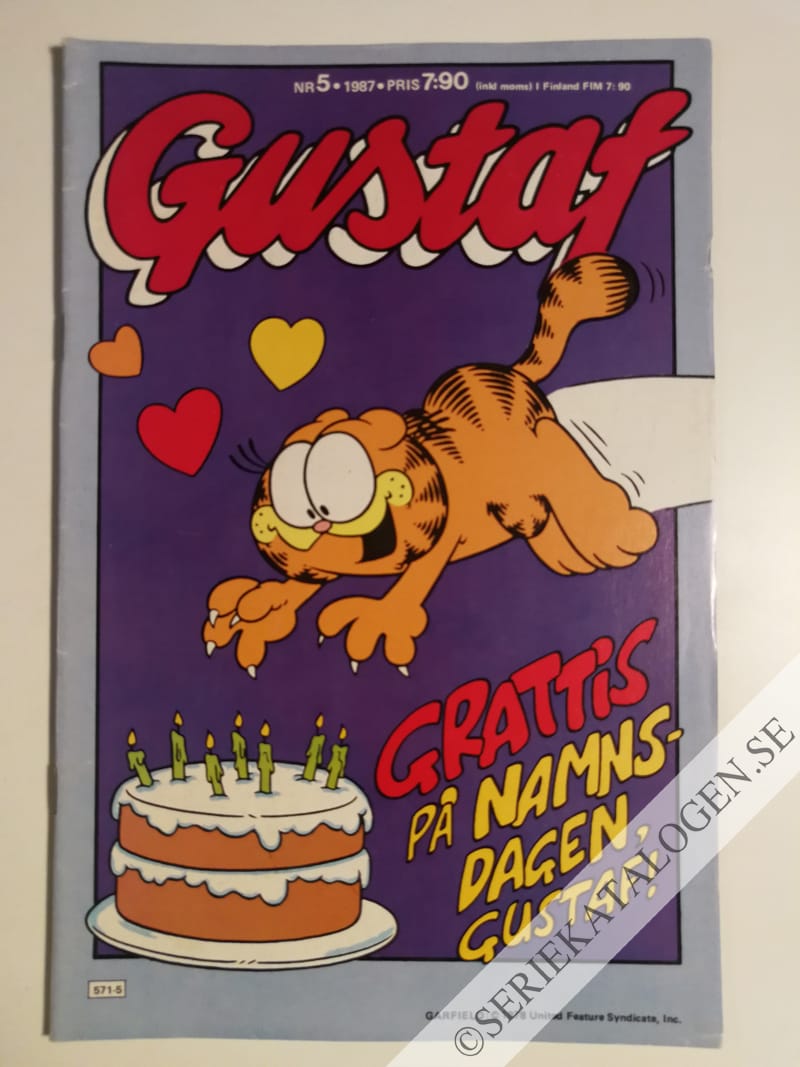 Framsida på Gustaf #5 (1987)