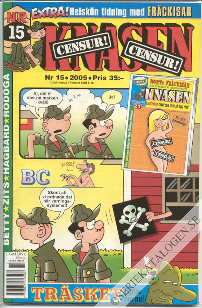 Framsida på Knasen #15 (2005)