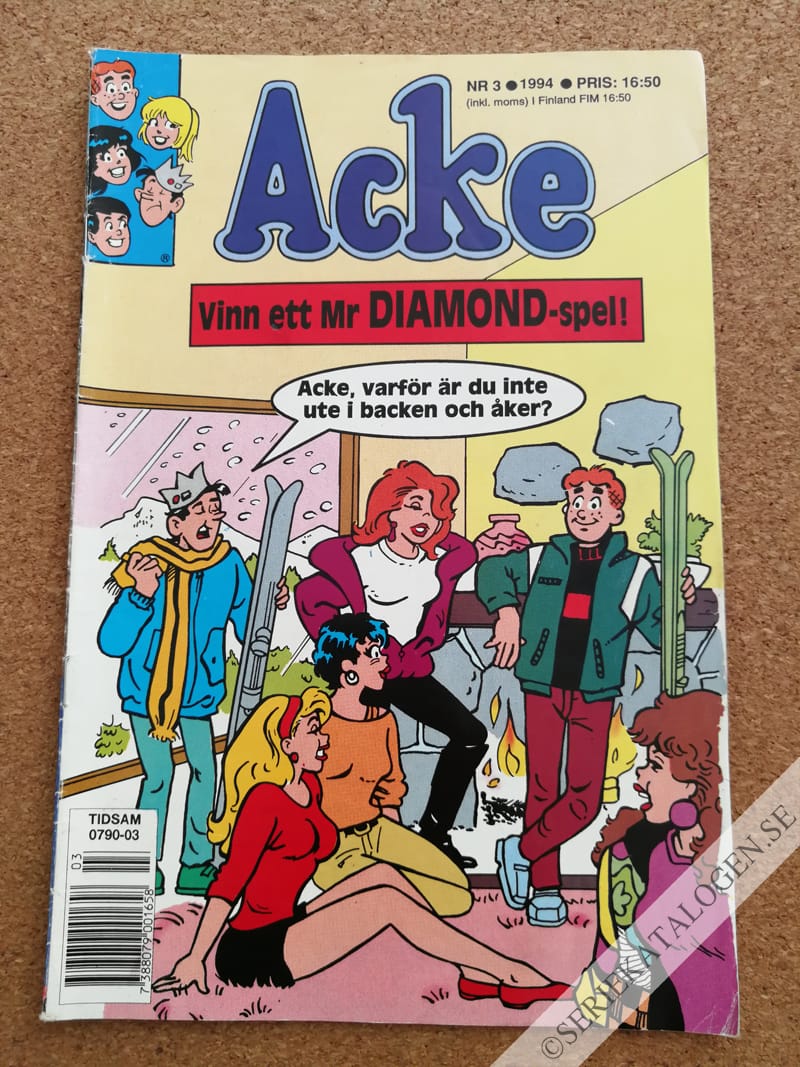 Framsida på Acke #3 (1994)