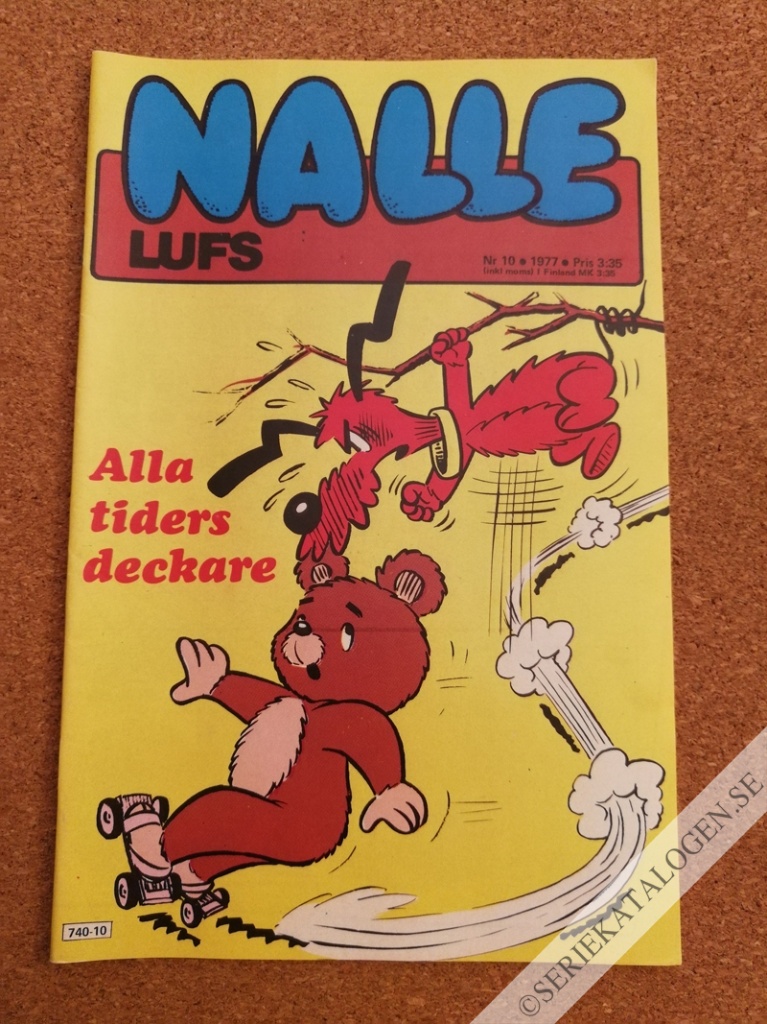 Framsida på Nalle Lufs #10 (1977)
