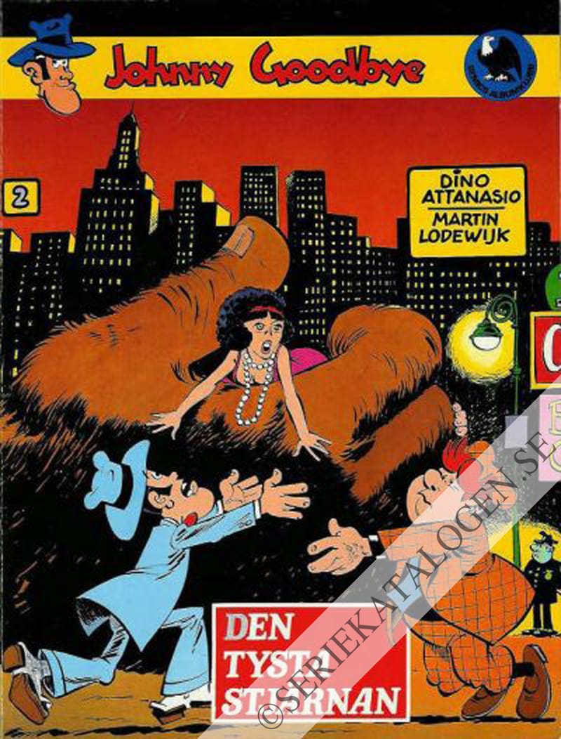 Framsida på Johnny Goodbye Den tysta stjärnan (1981)