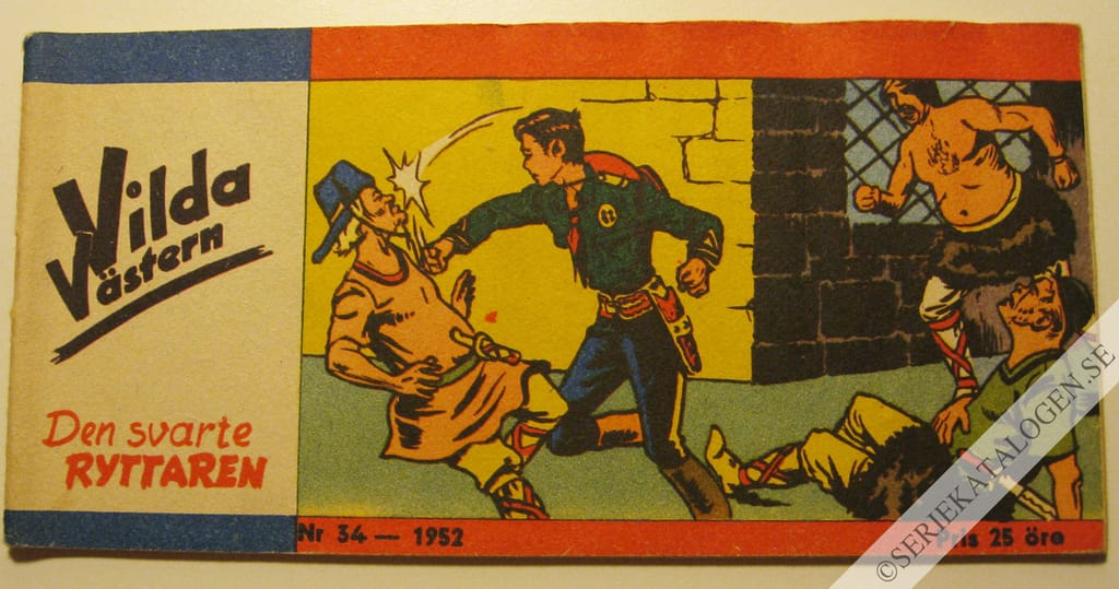 Framsida på Vilda Västern #34 (1952)
