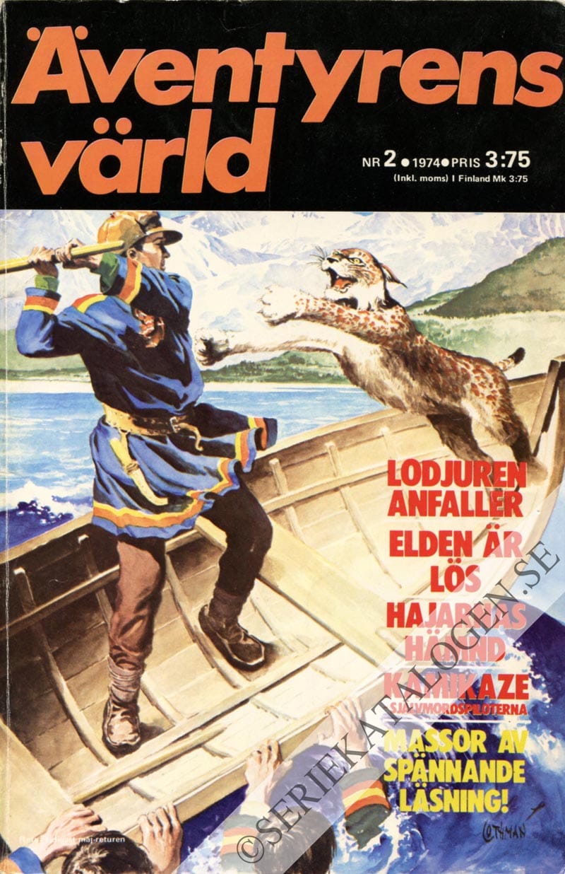 Framsida på Äventyrens värld #2 (1974)