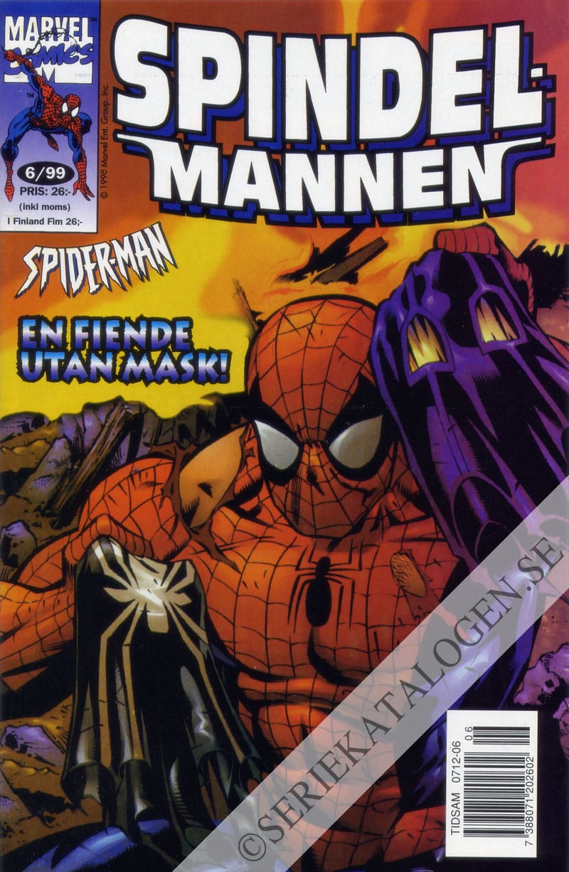 Framsida på Spindelmannen #6 (1999)