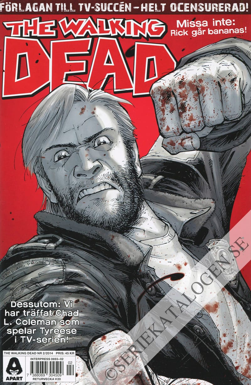 Framsida på The walking dead #2 (2014)