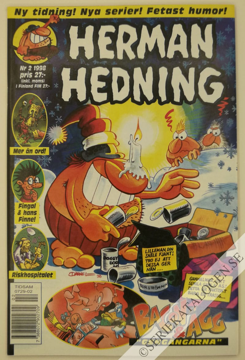 Framsida på Herman Hedning #2 (1998)