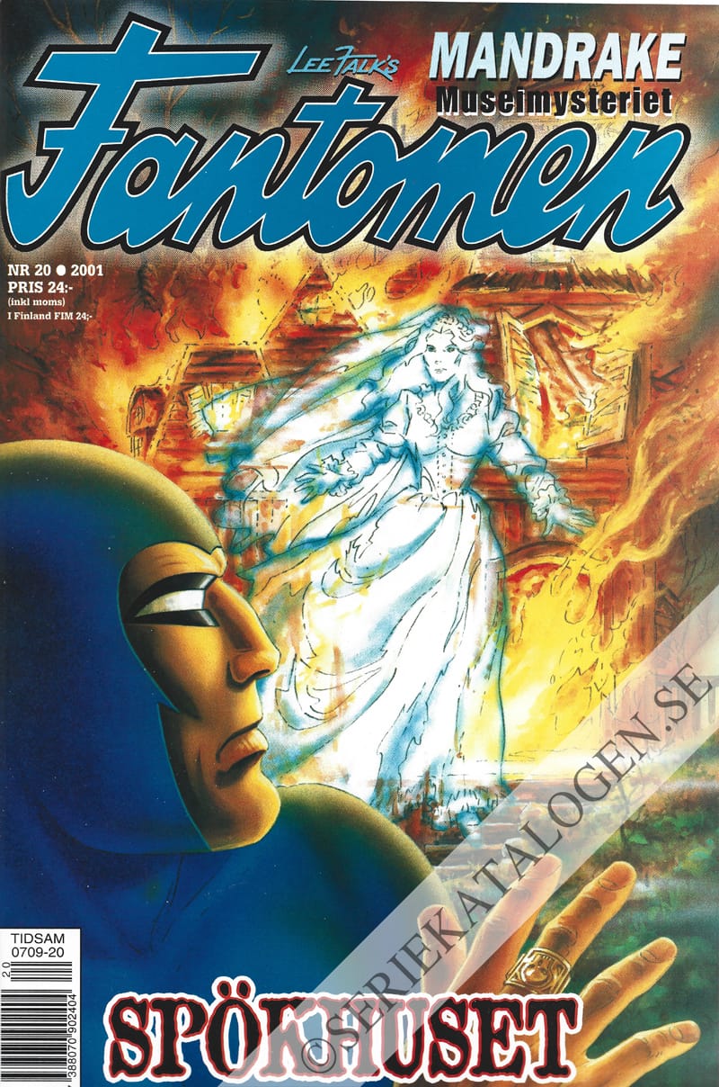 Framsida på Fantomen #20 (2001)