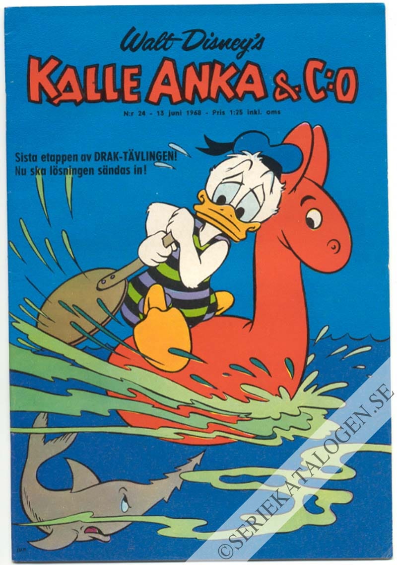 Framsida på Kalle Anka & C:o #24 (1968)