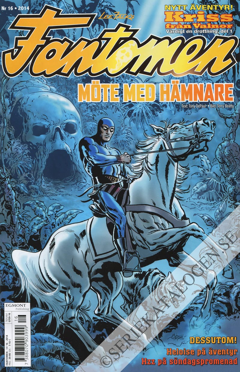 Framsida på Fantomen #16 (2014)