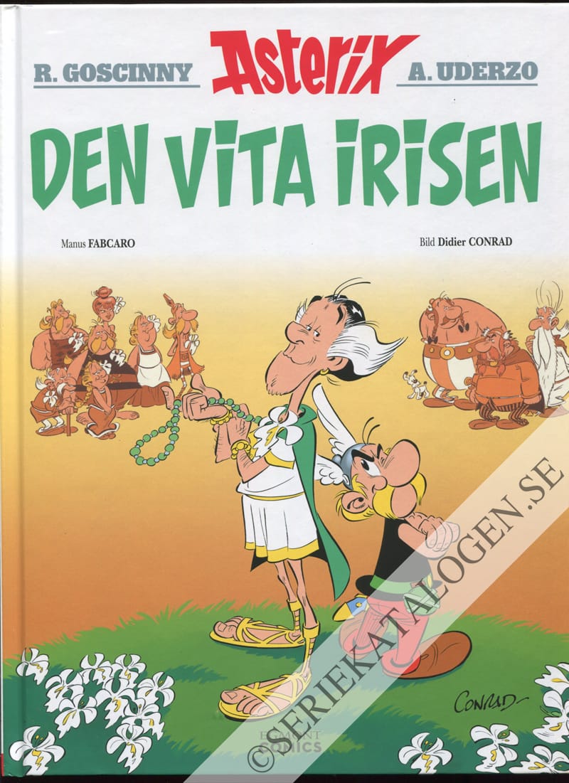 Framsida på Asterix #40 - Den vita irisen (2023) (variant)