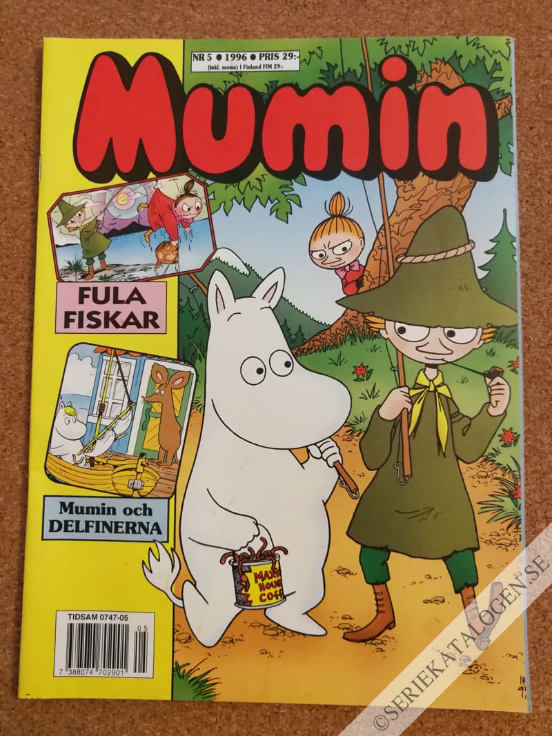 Framsida på Muminmagasinet #5 (1996)