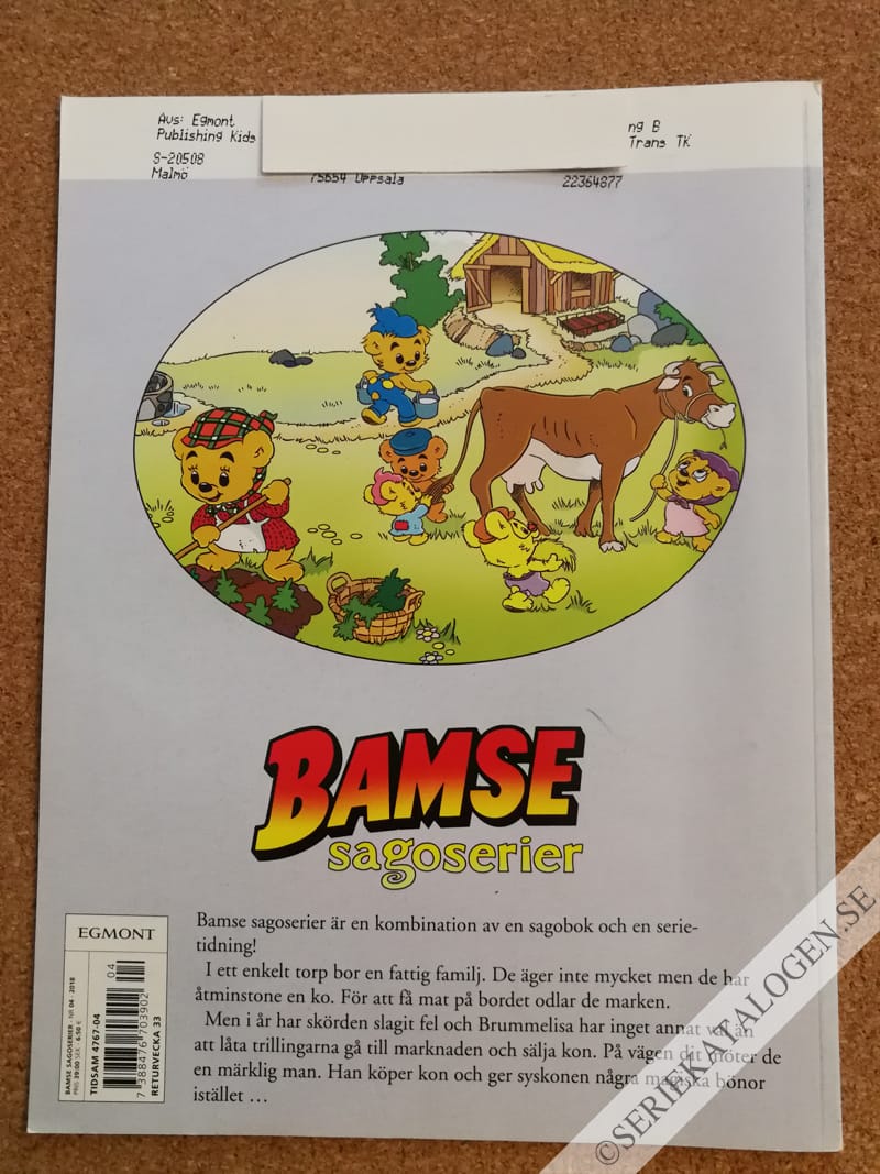 Baksida på De magiska bönorna (2018)