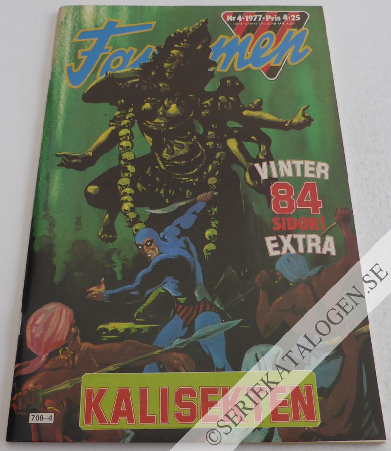 Framsida på Fantomen #4 (1977)