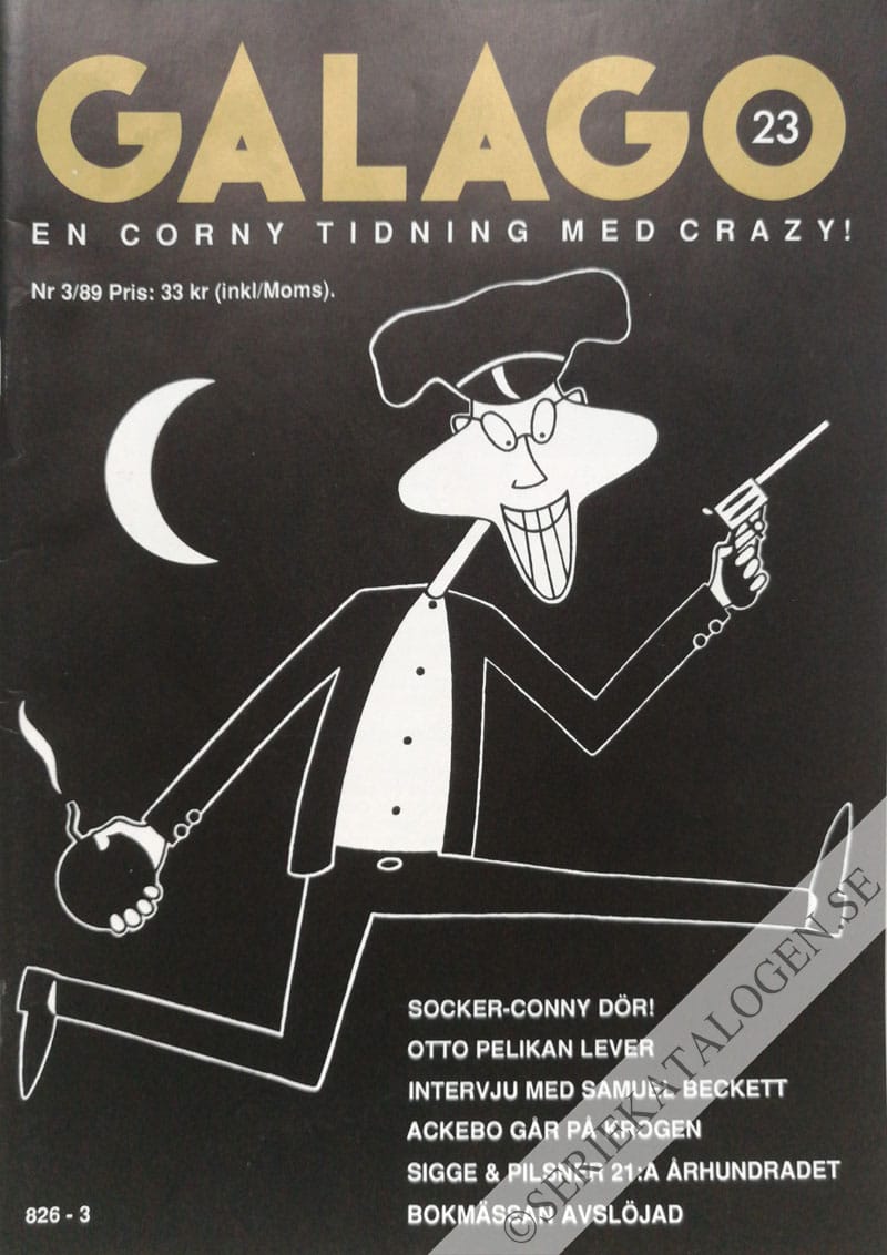 Framsida på Galago #3 (1989)
