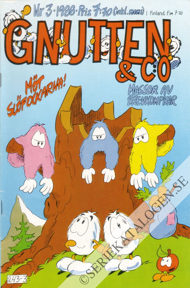 Framsida på Gnutten & C:o #3 (1988)