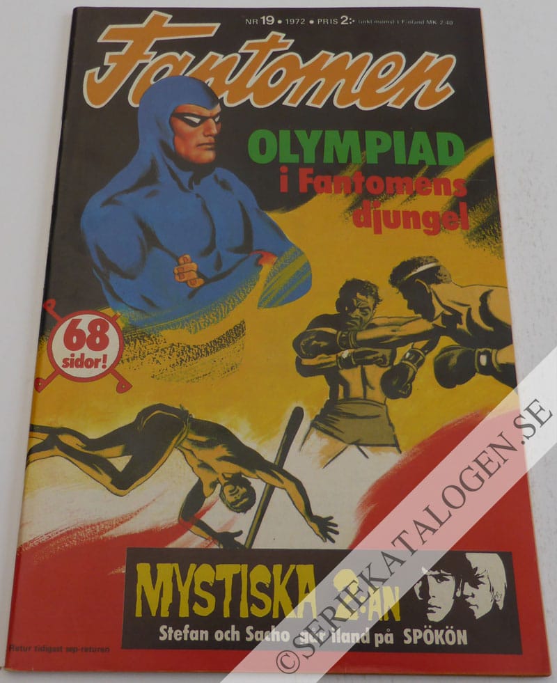 Framsida på Fantomen #19 (1972)