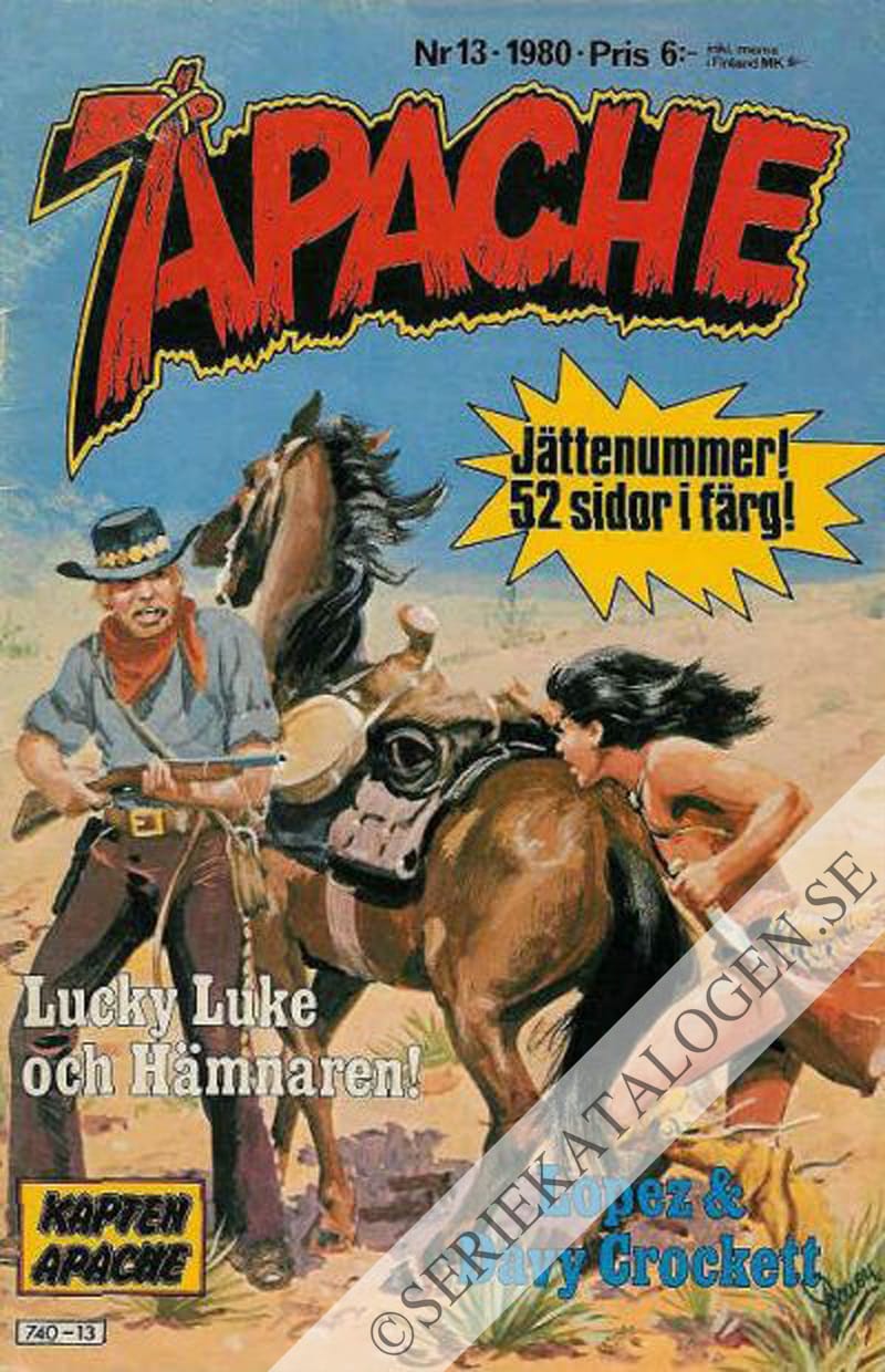Framsida på Apache #13 (1980)