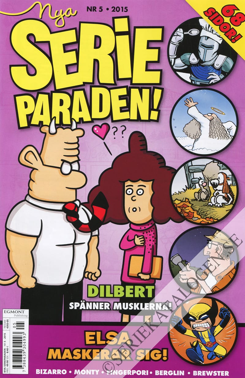 Framsida på Nya Serieparaden #5 (2015)
