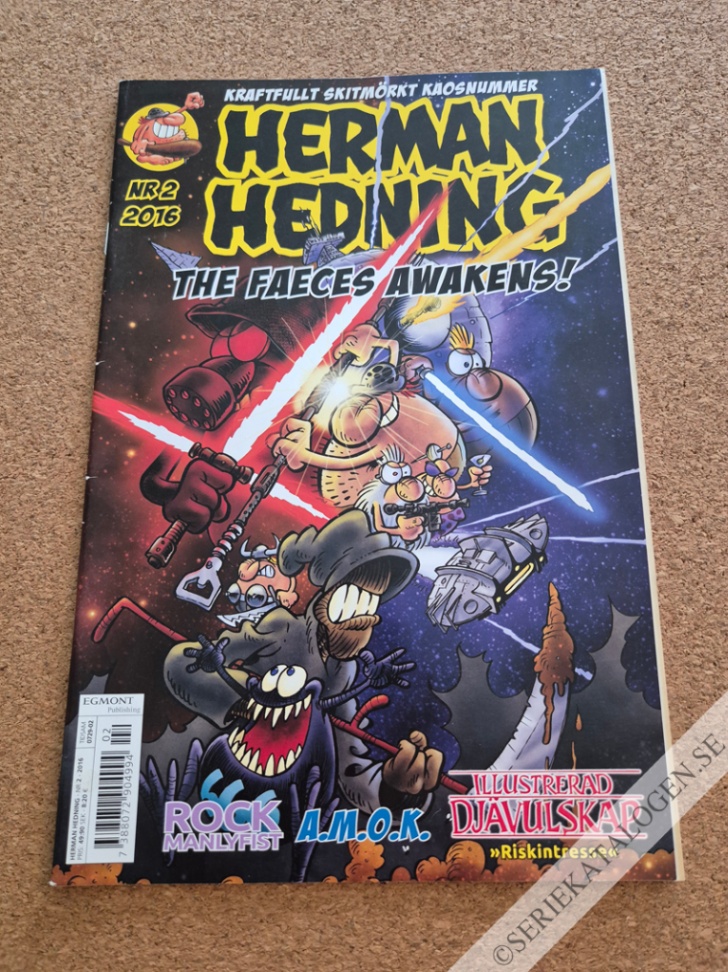 Framsida på Herman Hedning #2 (2016)