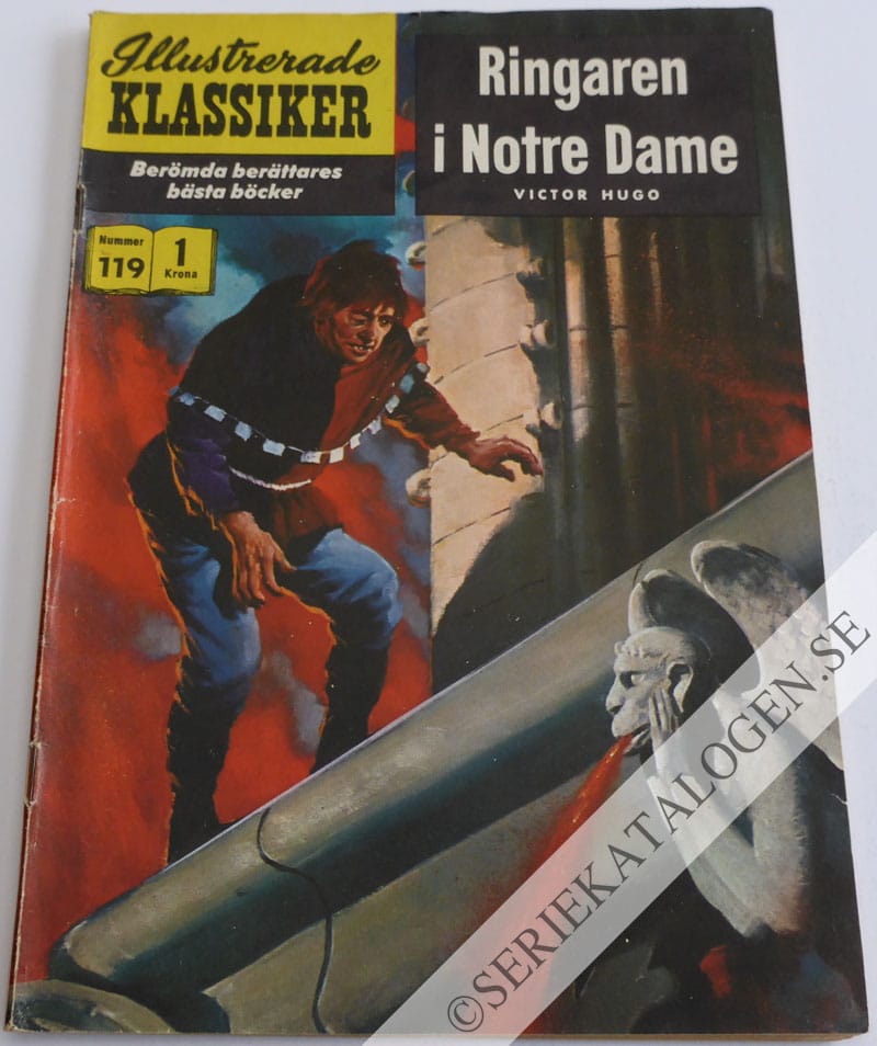 Framsida på Illustrerade Klassiker #119 - Ringaren i Notre Dame (1960)
