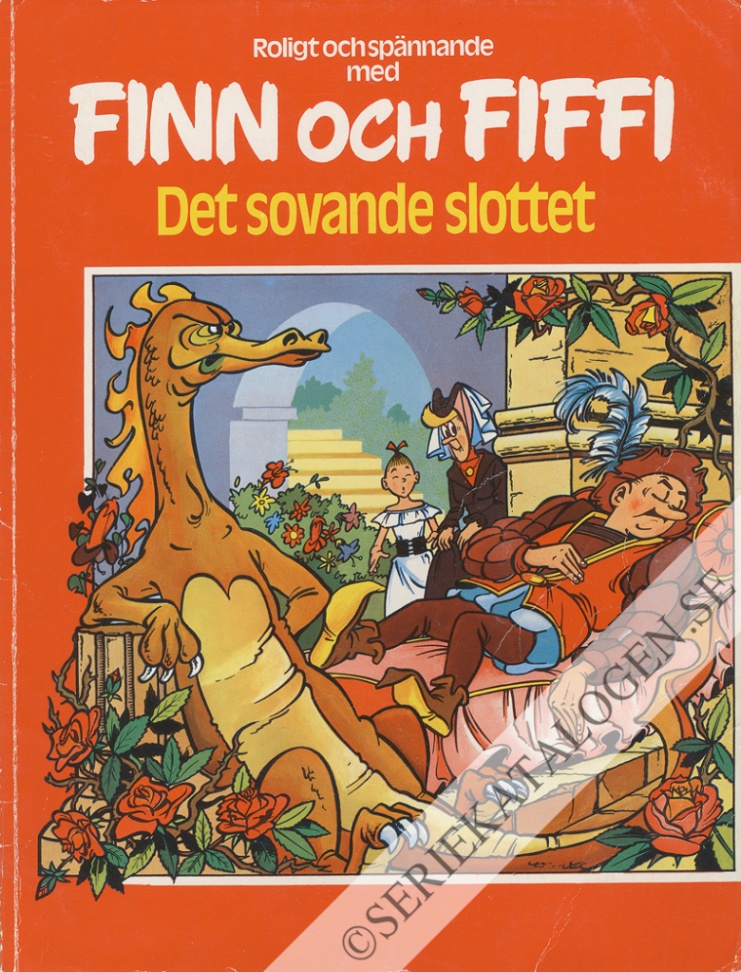 Framsida på Finn och Fiffi #53 - Det sovande slottet (1979)